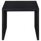 Knapp - Engineered Wood Square Side End Table - Black