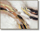 Radiant Bronze Current - 35" x 47" Framed Wall Art - Gold