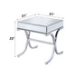 Yuri - End Table - Mirrored & Chrome
