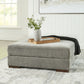 Bayless - Oversized Accent Ottoman - Smoke
