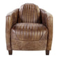 Brancaster - Chair - Retro Brown Top Grain Leather & Aluminum