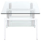 Dyer - 1-Shelf Rectangular Glass Top Table