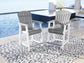 Transville - Barstool (Set of 2) - Gray / White