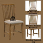 Wallace II - Side Chair Set of 2) - Tan Linen & Weathered Oak