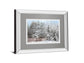Frosty Morning By Mike Jone - Mirror Framed Print Wall Art - Gray