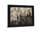 Luminous Skyline - 28" x 34" Framed Wall Art - Black