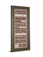 Survival Tips I By The Vintage Collection - Framed Print Wall Art - Light Brown