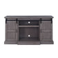 Admon - TV Stand With Fireplace - Gray Oak