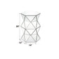 Dominic - 20" Pedestal Stand - Mirrored