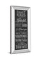 Family Rules By Susan Ball - Mirror Framed Print Wall Art - Black