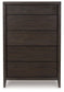 Westonfort - Five Drawer Chest - Espresso