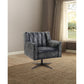 Brancaster - Office Chair - Vintage Black Top Grain Leather