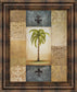 Fantasy Palm Il By Michael Marcon - Framed Print Wall Art - Light Brown