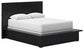 Londer - Queen Panel Bed - Black