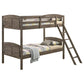 Flynn - Wood Bunk Bed With Mattress
