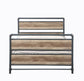Brantley - Full Bed - Antique Oak & Sandy Gray