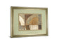 Circular Sculpture By Wild Apple Portfolio - Framed Print Wall Art - Light Brown