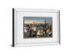 Big City By Alan Lambert - Mirror Framed Print Wall Art - Gray