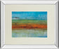 Brisbane By Brent Foreman - Mirror Framed Print Wall Art - Light Blue