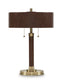 Arcmond - Metal Table Lamp - Brown / Gold Finish