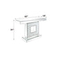 Nasa - 47" Console Table - Mirrored & Mother of Pearl