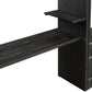 Cargo - Twin Loft Bed With Desk & Wardrobe - Gunmetal