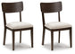 Shorbyn - Dining Upholstered Side Chair (Set of 2) - Merlot
