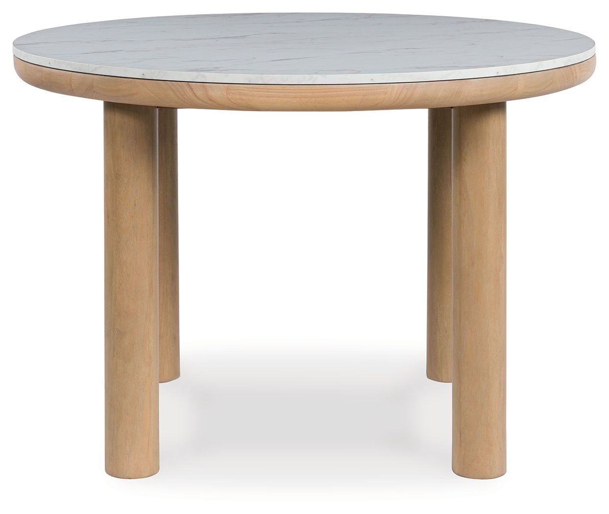 Sawdyn - Light Brown - Round Dining Room Table