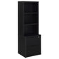 Westpark - 3-Shelf Bookcase USB And Lockable Drawer