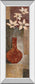 Baroque Floral l By Rosie Abrahams - Mirror Framed Print Wall Art - Red