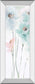 Spring Poppies II By Susan Pepe - Mirrored Frame Wall Art - Light Blue
