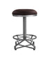Evangeline - Counter Height Stool Set of 2) - Rustic Brown Fabric & Black