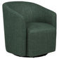 Mossbrook - Fabric Upholstered Swivel Accent Chair