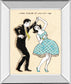 Make Friends Of Your Own Age By Roy Newby - Mirror Framed Print Wall Art - Beige