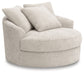 Cuddle Plush - Oversized Swivel Accent Chair - Arctic