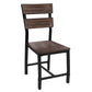 Mariatu - Side Chair Set of 2) - Oak & Black