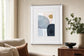 Monde II By Victoria Borges, Mirrored Frame - Gray