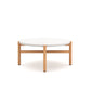 Solstice - Outdoor Coffee Table With Terrazo Top - White