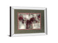 Stone Gardens By Silvia Vassileva - Mirror Framed Print Wall Art - Purple