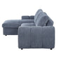 Nuriel - Reversible Sectional Sofa With Sleeper & Storage