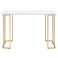 Estie - Writing Desk Same Ac00902) - White & Gold