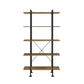 Nefo - Bookshelf - Rustic Oak & Black