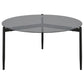 Rosalie - Round Smoked Glass Top Table