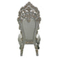 Sandoval - Side Chair (Set of 2) - Beige Synthetic Leather & Champagne