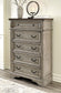 Lodenbay - Five Drawer Chest - Antique Gray