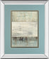 Of Fog & Snow By Heather Ross - Mirror Framed Print Wall Art - Light Blue