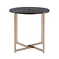 Bromia - End Table - Black & Champagne