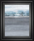 Snowy Tracks By Sims - Framed Print Wall Art - Dark Gray