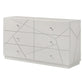Esther - Dresser - White / Silver