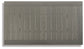 Visola - RECT Dining Table w/Umb OPT - Gray